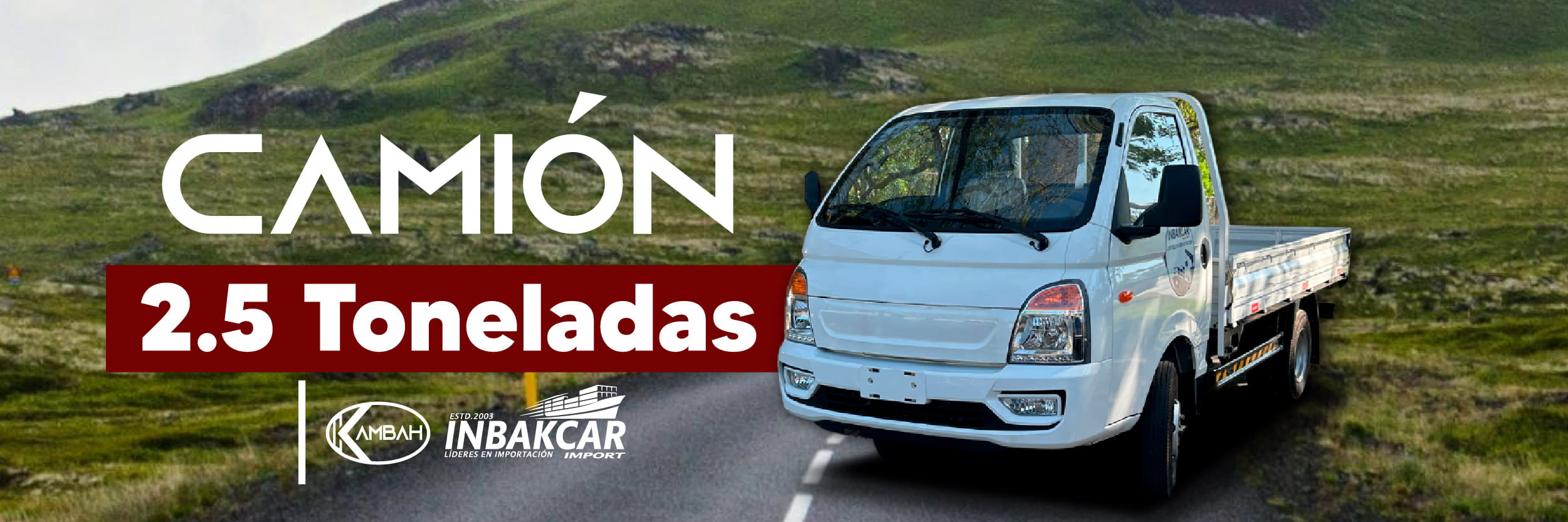 camion nuevo de 2.5 toneladas marca Kambah