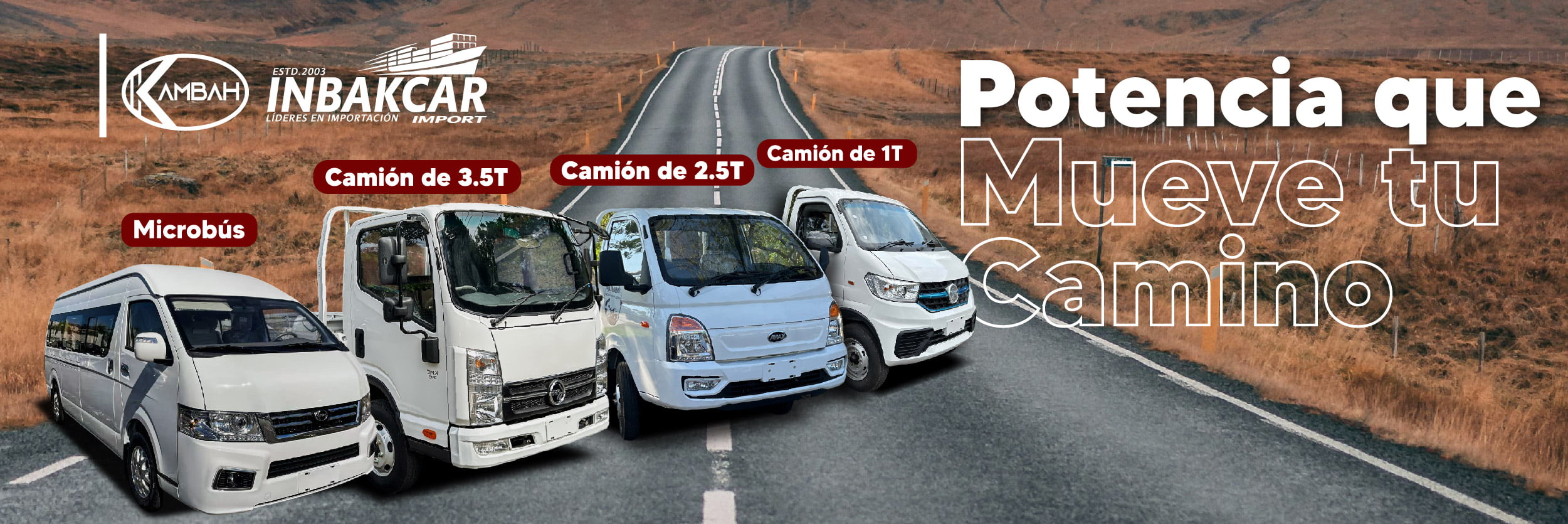 camiones y microbuses nuevos marca Kambah